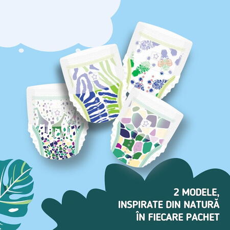 Scutece-chilotel Pufies Fashion&Nature, Marimea 7 Maxi, 17+ kg, 32 buc