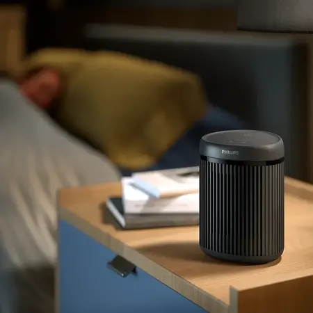 Aeroterma ceramica Philips CX2120/01, Seria 2000, 1500 W, Negru