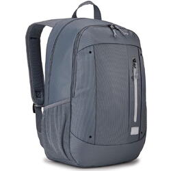 Rucsac Case Logic Jaunt,pentru notebook de max. 15.6", 2 compartimente, buzunar frontal, buzunar lateral x 2, waterproof, volum 23 litri, poliester reciclat, gri