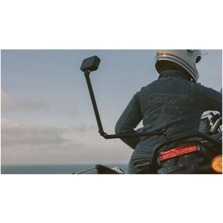 Suport GoPro pentru bicicleta (brat+bara), 2 brate fibra Carbon