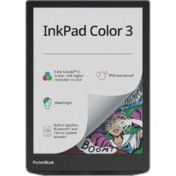 eBook Reader PocketBook InkPad Color 3, ecran tactil color 7.8" E Ink Kaleido™ 3, 32GB, IPX8, Bluetooth, WiFi, Stormy Sea