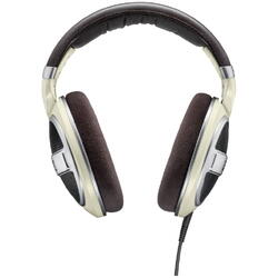 Casti over ear Sennheiser HD 599, cu fir, Beige/Brown
