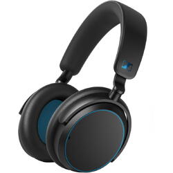 Casti On-Ear Sennheiser Accentum Wireless Blues, Bluetooth, Hybrid ANC, Autonomie 50 ore, Albastru