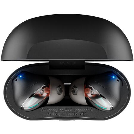 Casti Audio In-Ear, Skullcandy Rail True Wireless, Bluetooth, True Black