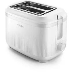 Philips Prajitor de paine HD2511/00, 900 W, 8 setari de rumenire, buton de oprire instantanee, Alb