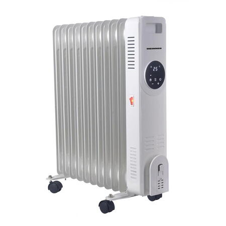 Calorifer cu ulei HOH-YD11WH, 11 elementi, display, telecomanda, TERMOSTAT AJUSTABIL, Alb