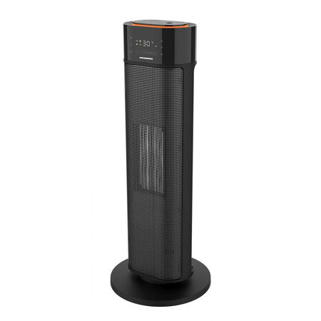 Radiator ceramic cu umidificare Heinner HCH-LH2000BK, 2000 W, Functie umidificare, Display LED, Control touch, Telecomanda, Fucntie ECO, Oprire automata, Functie Oscilare, Negru