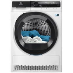 Uscator de rufe Electrolux Ecoline EW8D595MCE, Pompa de caldura, 9 kg, 18 programe, Clasa A+++, WiFi, Motor Inverter, Display, Usa reversibila, Iluminare interioara, Alb