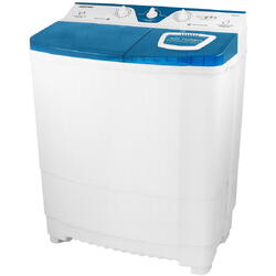 Masina de spalat rufe Albatros WMS 8.8, Motor spalare 310 W, Motor stoarcere 130 W, Cantitatea de rufe uscate 8 kg, Cantitatea de rufe la stoarcere 3 kg, Alimentare cu apa rece sau calda, Alb/Albastru