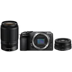 Aparat foto Mirrorless Nikon Z30, 20.9 MP , 4K , Wi-Fi + Obiectiv 16-50mm + Obiectiv 50-250mm, Negru