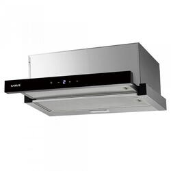 Hota incorporabila Samus HS6061DTGX, 1 Motor, Latime 60 cm, Afisaj Led, Putere absorbtie 320-611 m3/h, 3 Trepte de absorbtie, Touch Control, Inox