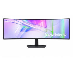 Monitor LED Samsung ViewFinity S9 S95UC LS49C950UAUXEN Curbat 49 inch DQHD VA 5 ms 120 Hz USB-C HDR