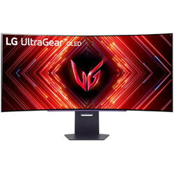 Monitor Gaming Curbat OLED LG UltraGear™ 44.5", UWQHD (3440x1440), 240Hz, 0.03ms, AMD FreeSync™ Premium Pro, NVIDIA G-Sync™ Compatible, DisplayHDR True Black 400, Anti-glare, 2x HDMI, Display Port, USB, Jack, VESA, Pivot, negru