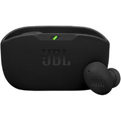 Casti In-Ear JBL Wave Buds 2, True Wireless, Bluetooth, ANC, IP54, Autonomie 40 ore, Multi-Point, Negru