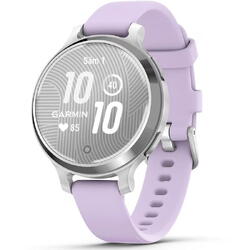 Smartwatch Garmin Lily 2 Active, 38mm, GPS, curea silicon, Silver/Purple Jasmine