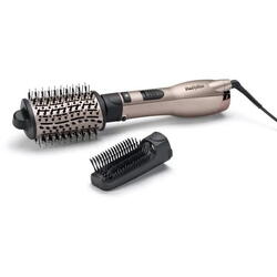 Perie cu aer cald BaByliss Smooth Volume AS90PE, 1000 W, Ionizare, Volum, Indreptare, 2 Accesorii, 2 Setari temperatura, Ceramica