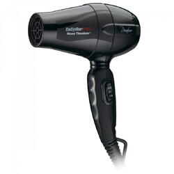 Uscator de par BaByliss Pro Bambino. 1200W. compact. difuzor. concentrator. 2 trepte viteza. 2 setari temperatura. negru