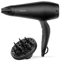 Uscator de par BABYLISS D215DE Smooth, 2000 W, Difuzor, Negru Mat