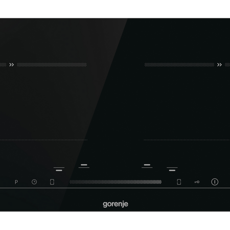 Plita incorporabila cu inductie, Gorenje ISC646BSC, 4 zone de gatit, SliderTouch, 60 cm, Negru