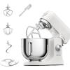 Robot de bucatarie KENWOOD kMiX KMX751AWH, 1000 W, vas inox 5 l, 6 trepte viteza, 3 accesorii patiserie, functie amestecare delicata, functie pornire lenta, alb