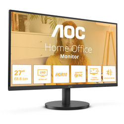 Monitor LED AOC U27B3M 27 inch UHD VA 4 ms 60 Hz HDR