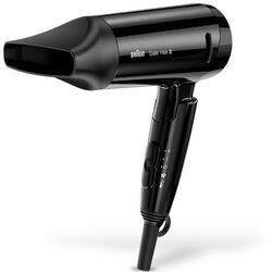 Uscator de par Braun Satin Hair HD 350, 1600 W, Ionizare, 2 Trepte temperatura, 1 Viteza, Negru
