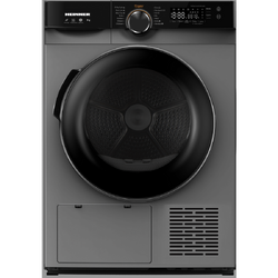 Uscator de rufe Heinner HHPD-M8K3SA++, Pompa de caldura, 8 kg, 14 programe, Clasa A++, Display LED, Functie Start intarziat, Functie Anti-Sifonare, Iluminare cuva, Argintiu