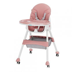 U-Grow Scaun de masa 2 in 1, pliabil, roz