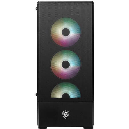 Carcasa MSI MAG FORGE 112R, Mid-Tower, RGB, Negru