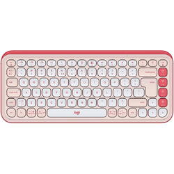 Tastatura Wireless Logitech POP ICON KEYS, Bluetooth, 3 Way Easy-Switch, Rose