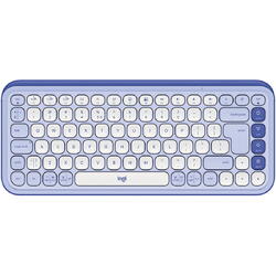 Tastatura Wireless Logitech POP ICON KEYS, Bluetooth, 3 Way Easy-Switch, Lilac