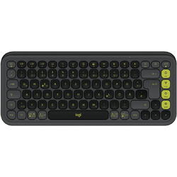 Tastatura Wireless Logitech POP ICON KEYS, Bluetooth, 3 Way Easy-Switch, Graphite