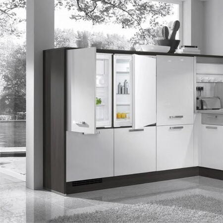 Frigider incorporabil cu o usa Samus SFBI174E, 118 L, Termostat Reglabil, Clasa energetica E, 2 rafturi, H 88 cm, Alb