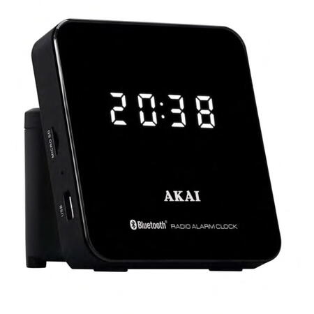 Radio cu Ceas AKAI ACRS-4000, Bluetooth, Radio FM, Negru