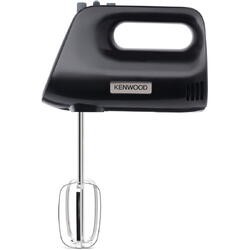 Mixer de mana KENWOOD HMP30.A0BK, 450 W, 5 viteze + Turbo, 2 teluri, 2 carlige framantare, negru