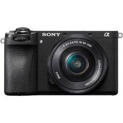 Aparat foto mirrorless Sony A6700, APS-C, 26MP, 4K, AI, Stabilizare 5 axe, Negru + Obiectiv 16-50mm