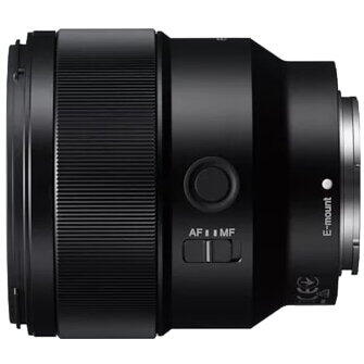 Obiectiv Sony, montura FE, 85mm f1.8, Negru