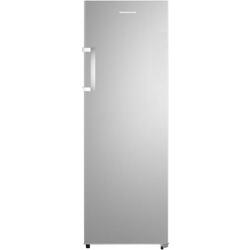 Congelator Heinner HFF-HS240NFXE++, 240 l, No frost, 5 sertare + 2 compartimente cu rafturi sticla, Sistem Multi Air-Flow, control electronic, Clasa E, H 172 cm, Inox