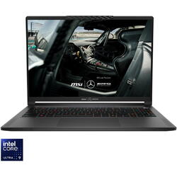 Laptop MSI Gaming 16'' Stealth 16 MercedesAMG A1VGG, QHD+ 240Hz, Procesor Intel® Core™ Ultra 9 185H (24M Cache, up to 5.10 GHz), 32GB DDR5, 2TB SSD, GeForce RTX 4070 8GB, Win 11 Home, Selenite Gray
