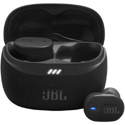 Casti In-Ear JBL Tune Buds 2, True Wireless, Bluetooth, ANC, Autonomie 48 ore, IP54, Multi-point, Negru