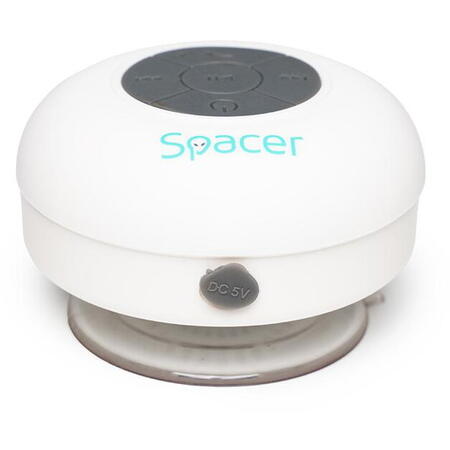 Boxa Spacer portabila, 3W RMS, 4h, alb