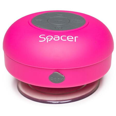 Boxa Spacer portabila, 3W RMS, 4h, roz