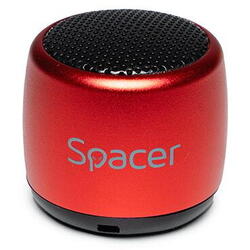 Boxa Spacer portabila, 3W RMS, 2h, rosu