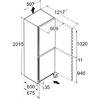 Combina frigorifica Liebherr CNc 5724 Plus, EasyFresh, NoFrost, 359 l, 201.5 сm, Clasa C, Alb