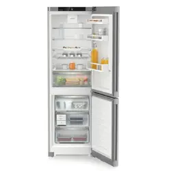 Combina frigorifica Liebherr CNsdb 5223 Plus, NoFrost, EasyFresh, 60 cm, 330 l, EasyTwist-Ice, DuoCooling, Display tactil, Clasa B, SmartSteel