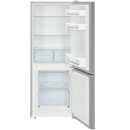 Combina frigorifica Liebherr CUele231-26, 210 l, Clasa E, VarioSpace, SmartFrost, H 137.2 cm, Inox