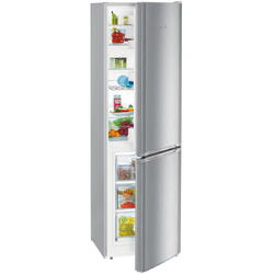 Combina frigorifica Liebherr CUele331-26, 296 l, Clasa E, VarioSpace, SmartFrost, H 181.2 cm, Inox