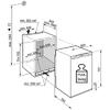 Congelator incorporabil Liebherr IFNd 3503 Pure, NoFrost, 65 l, H 73 cm, Clasa D, Alb