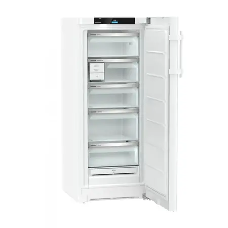Congelator Liebherr FNb 465i Prime, NoFrost, 60 cm, 199 l, EasyTwist-Ice, SpaceBox, SmartDeviceBox, EasyOpen, SuperFrost, Clasa B, Alb