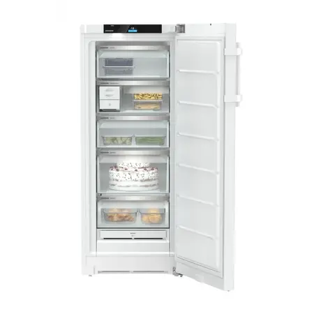 Congelator Liebherr FNb 465i Prime, NoFrost, 60 cm, 199 l, EasyTwist-Ice, SpaceBox, SmartDeviceBox, EasyOpen, SuperFrost, Clasa B, Alb